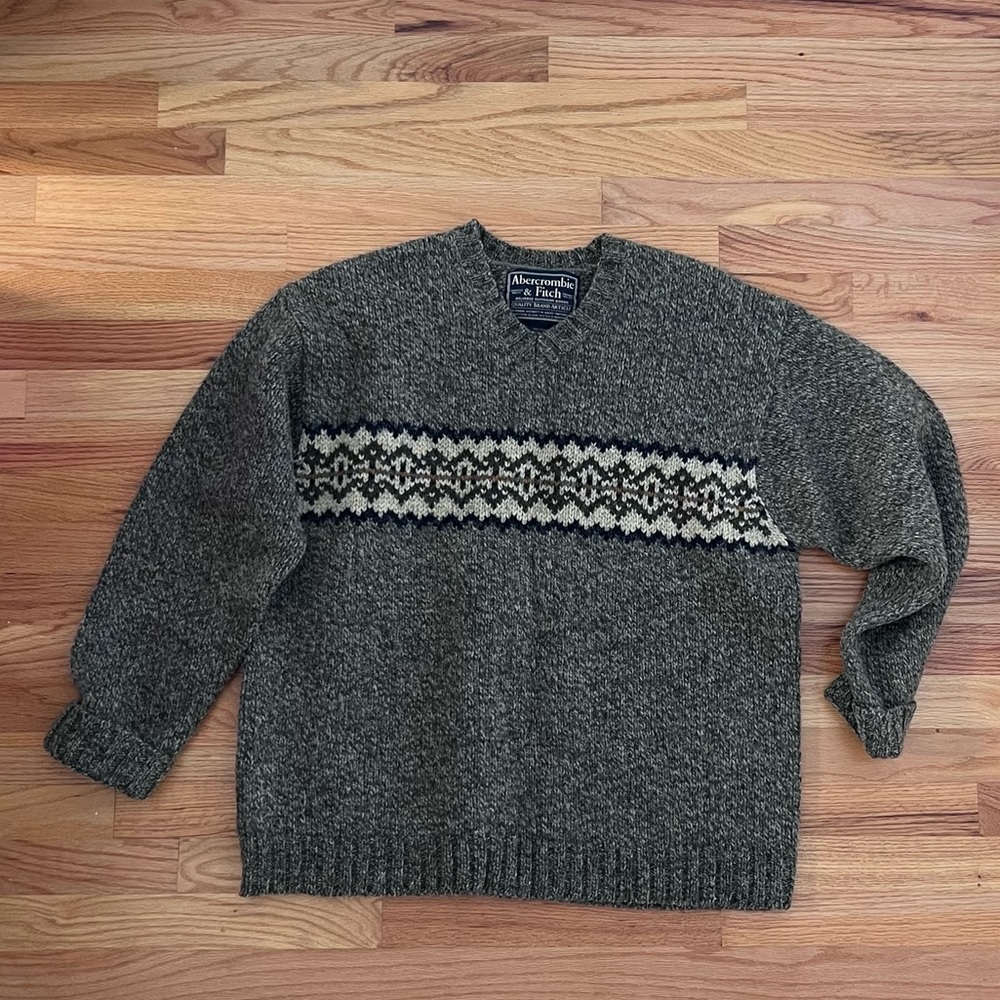 100% wool XL Abercrombie & Fitch sweater